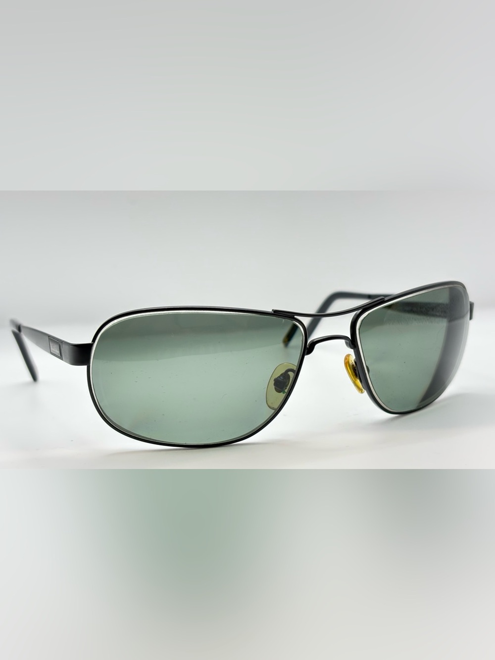 Brooks Brothers BB.333-S Black Pilot Metal Sunglasses Frames Only